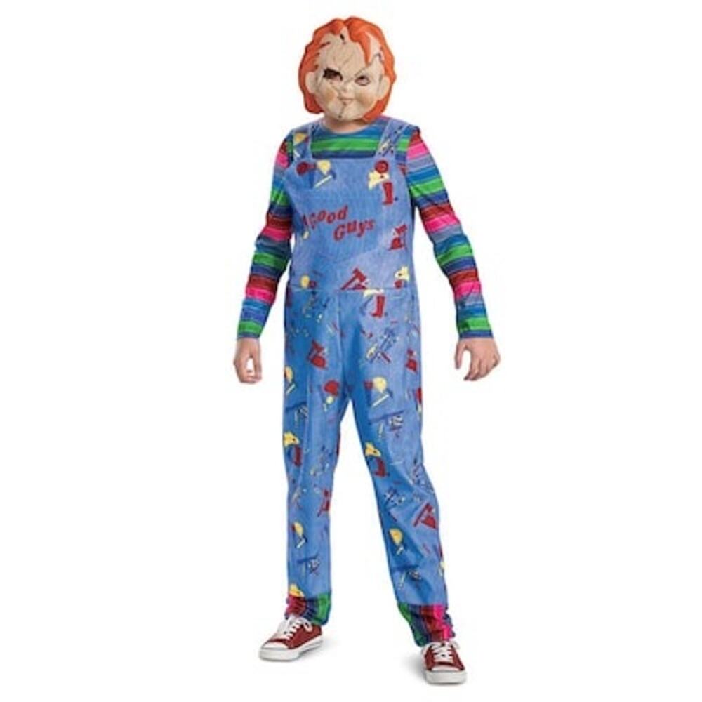 Disguise Chucky Costume With Mask Kids Size L (10-12)